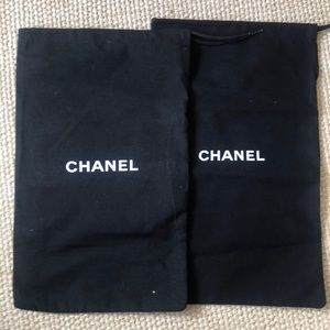 Two Chanel dust bags